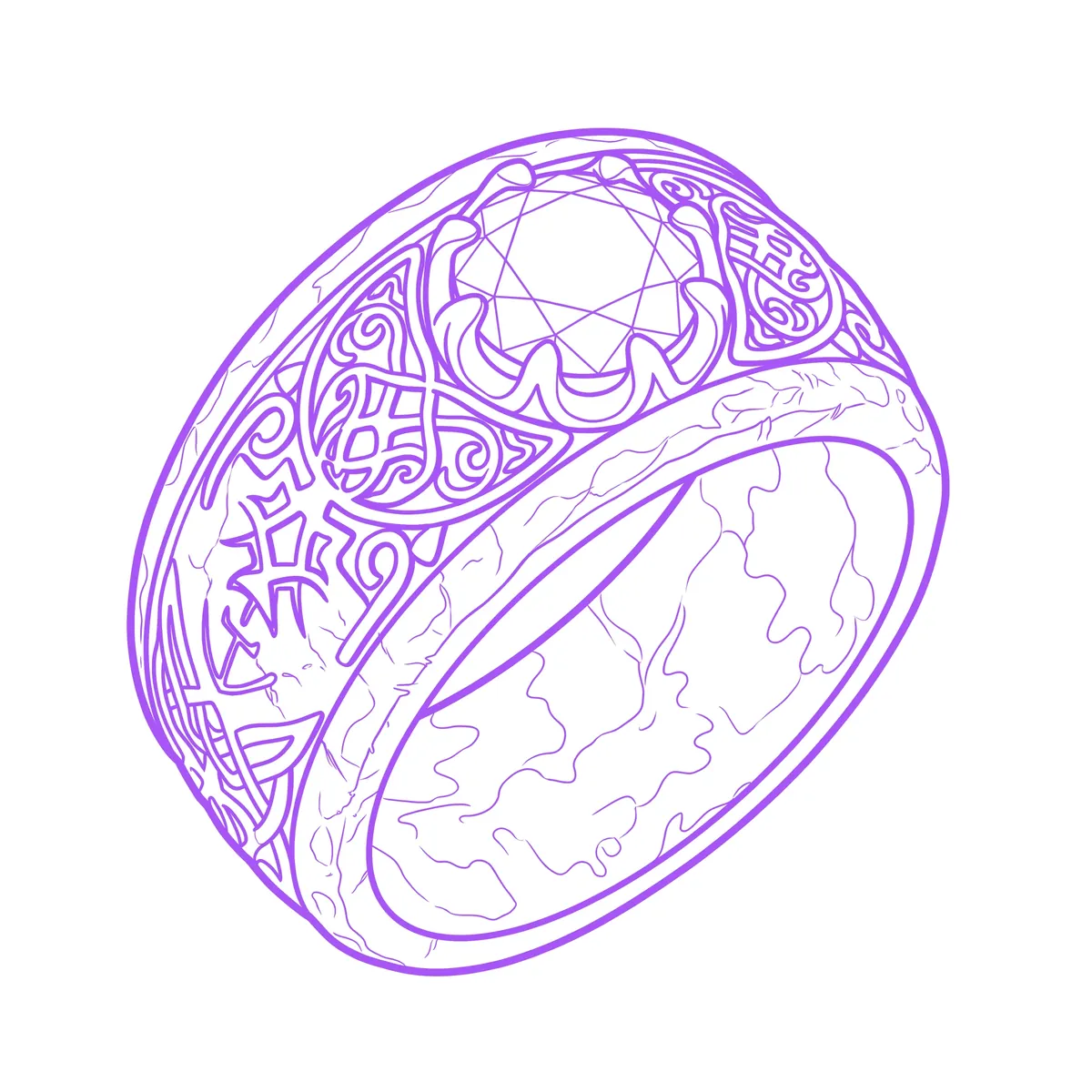 Ring Schablone