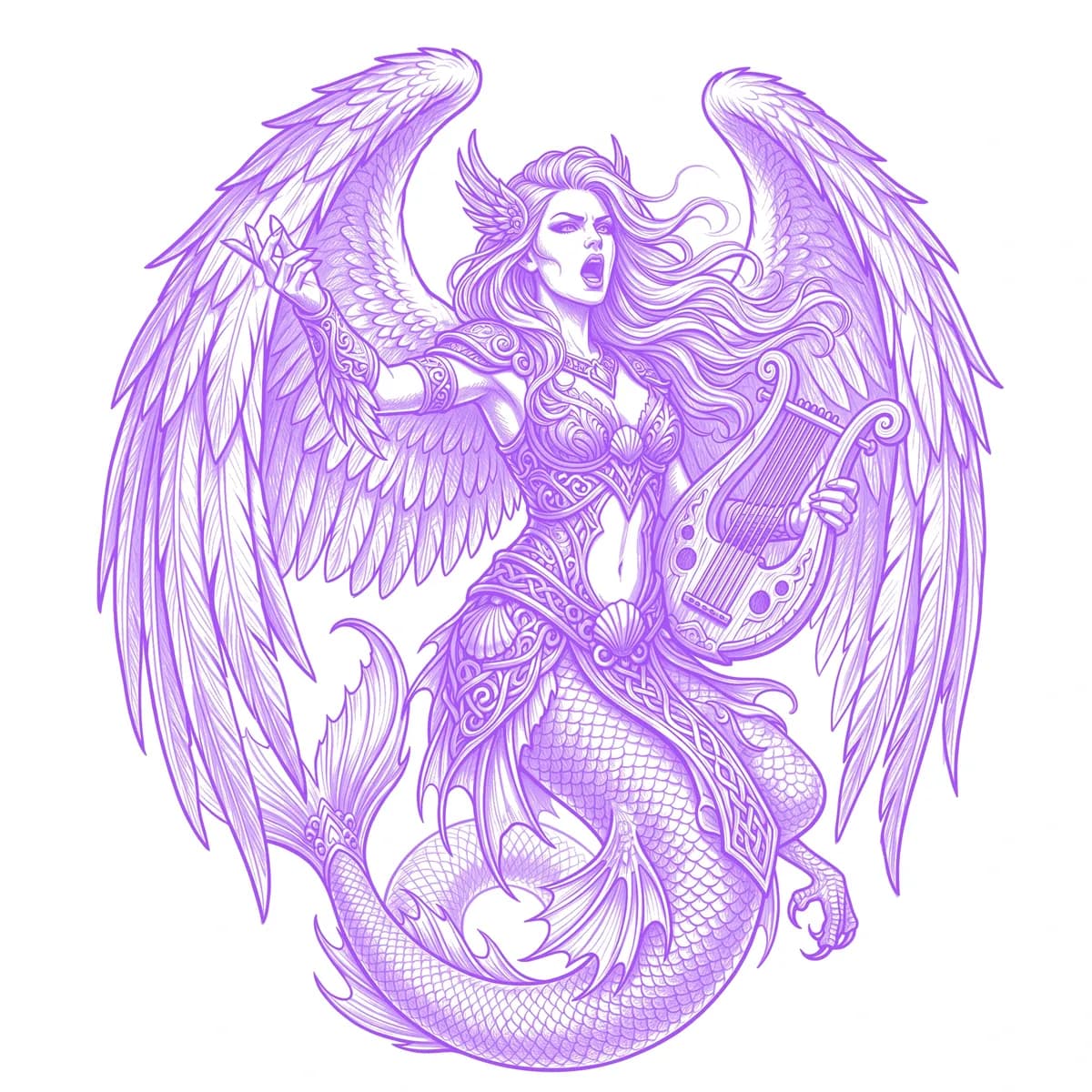 Siren Stencil