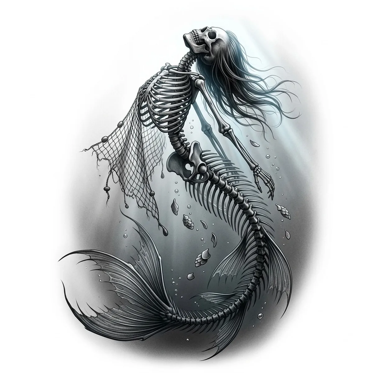 Skeleton Mermaid — Reference