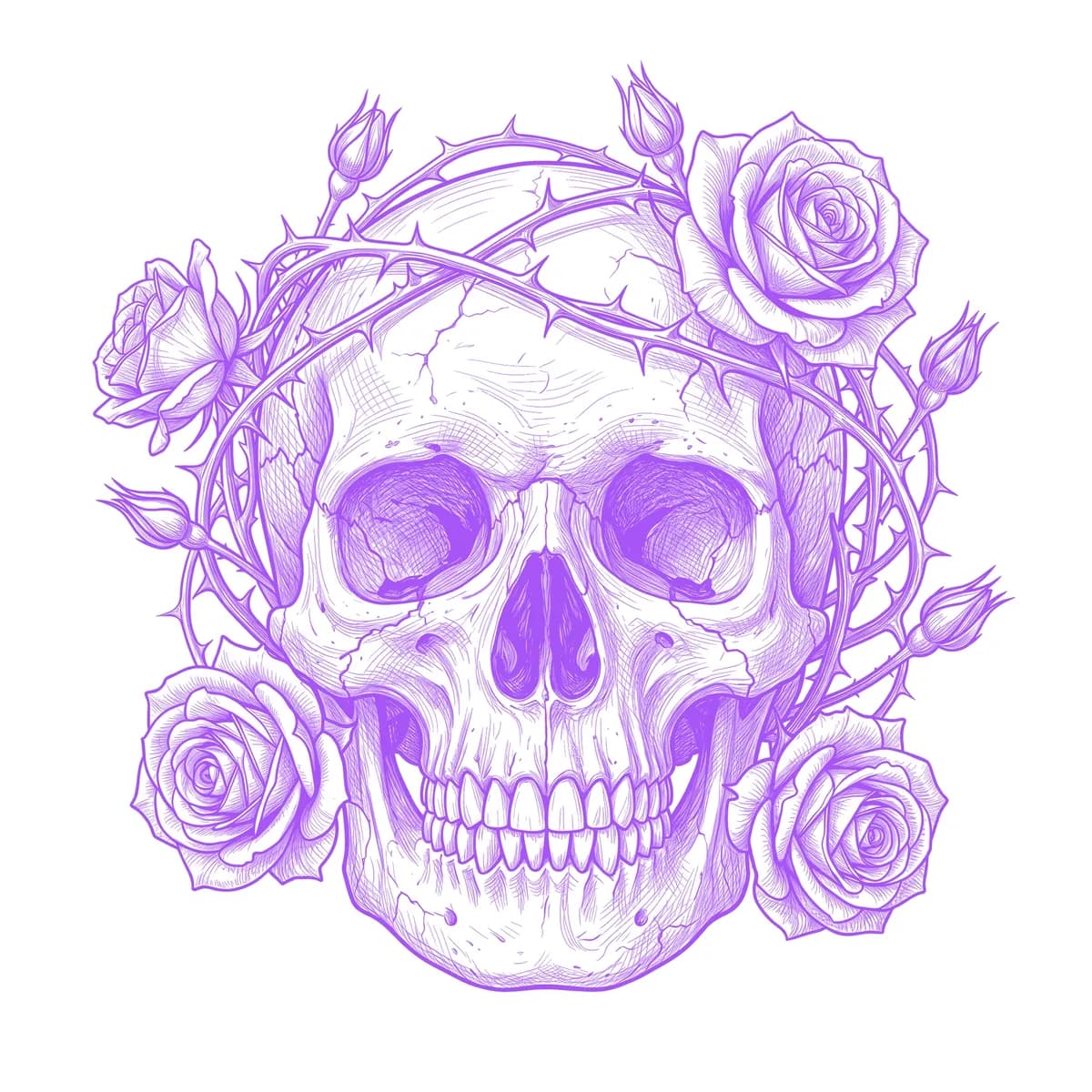 Skull Stencil