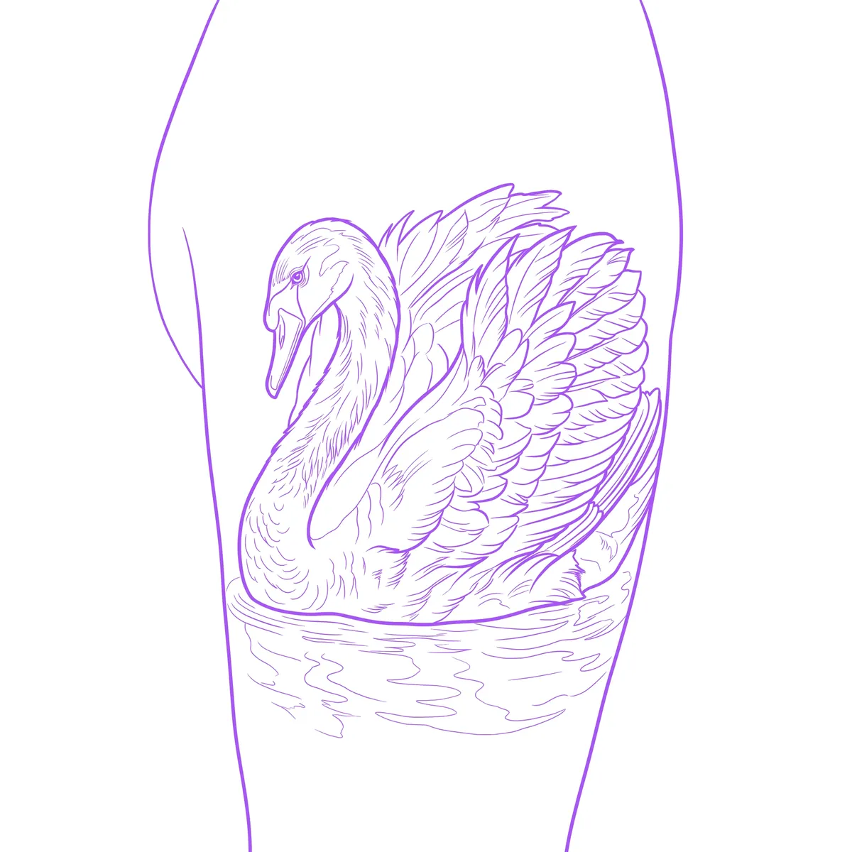 Cigno Stencil