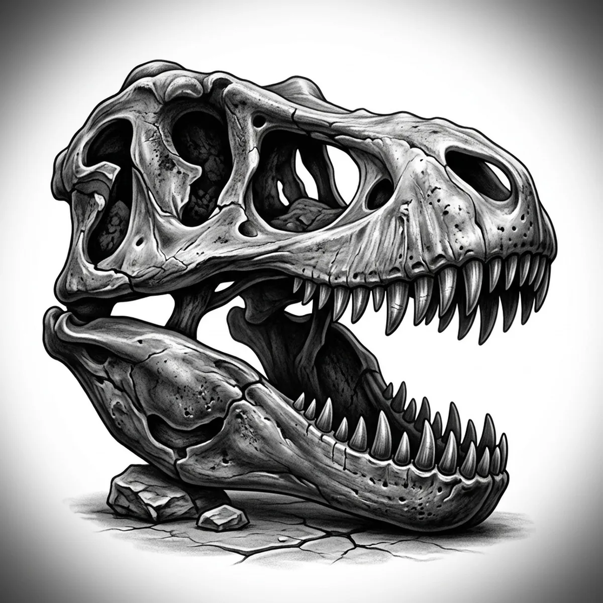 T-Rex Skull — Reference