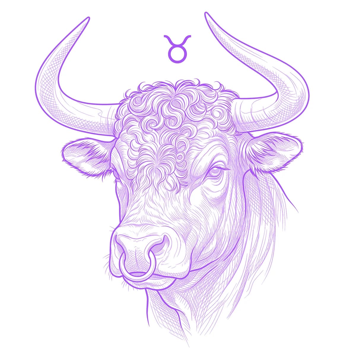 Taurus Tattoo Stencil