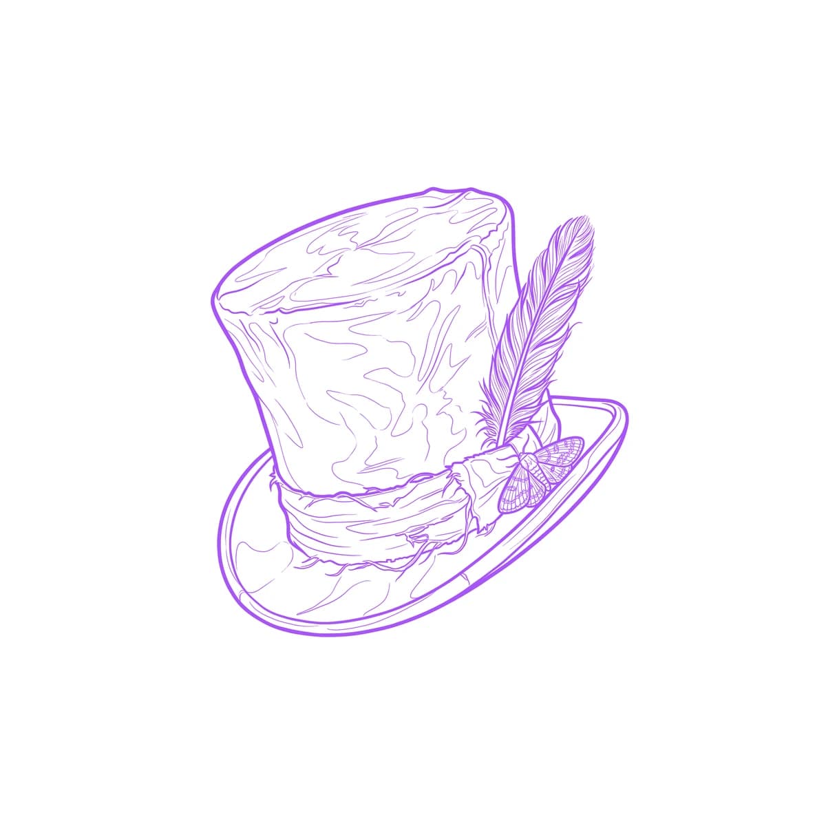 Top Hat Stencil