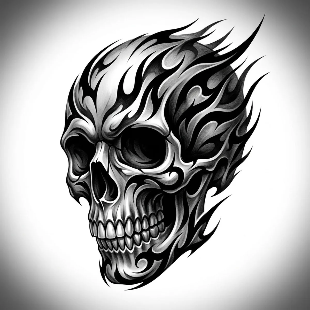 Tribal Skull — Reference