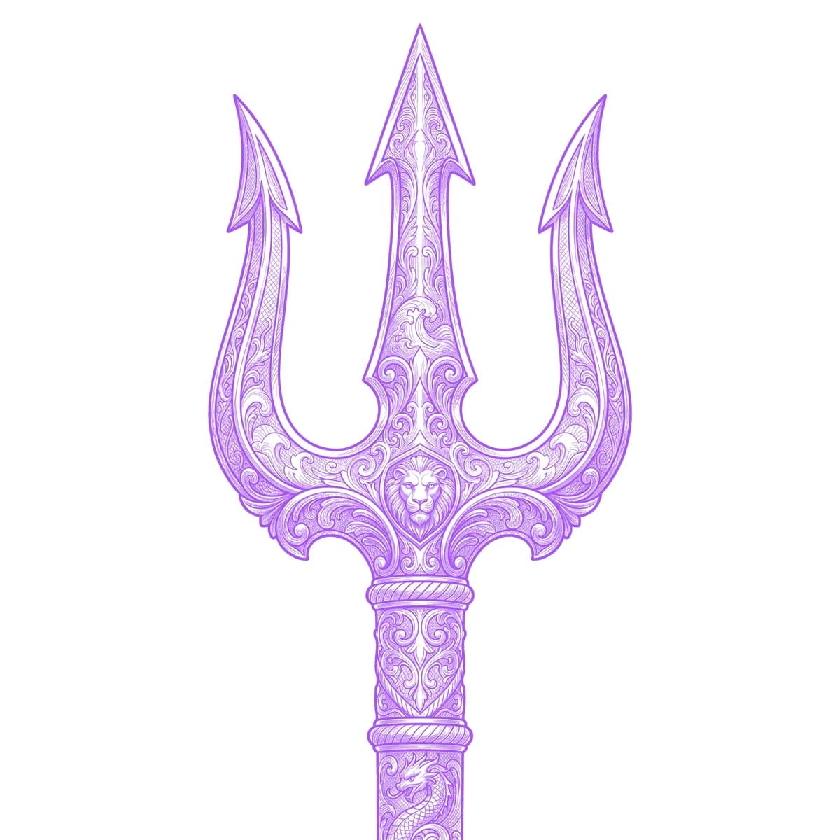 Trident Pochoir