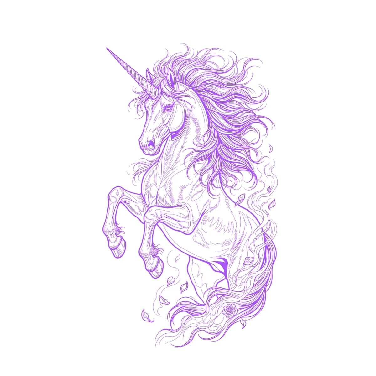 Unicorn Stencil