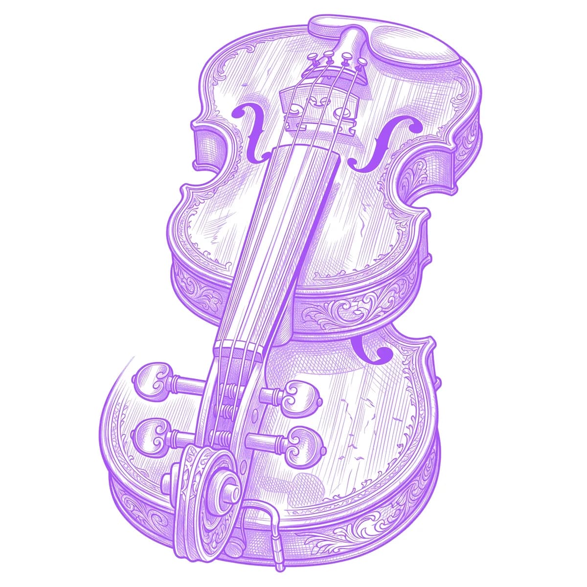 Violon Pochoir