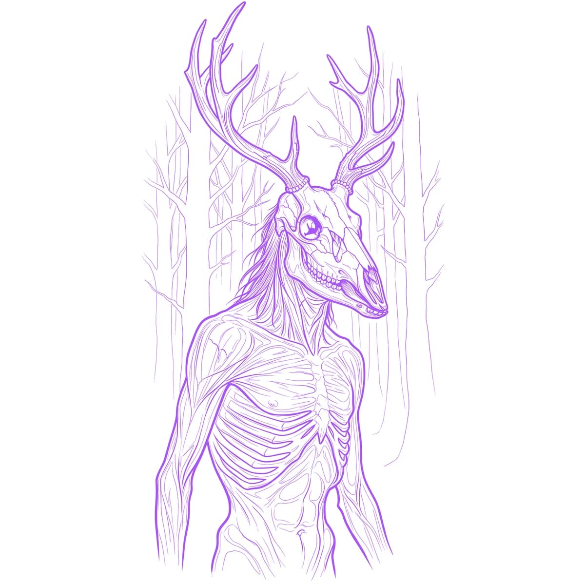 Wendigo Stencil