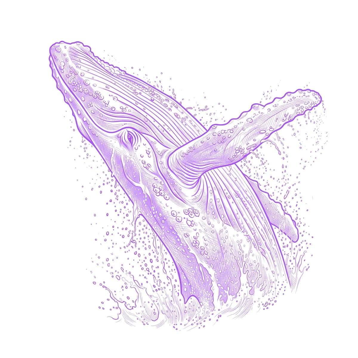 Whale Stencil