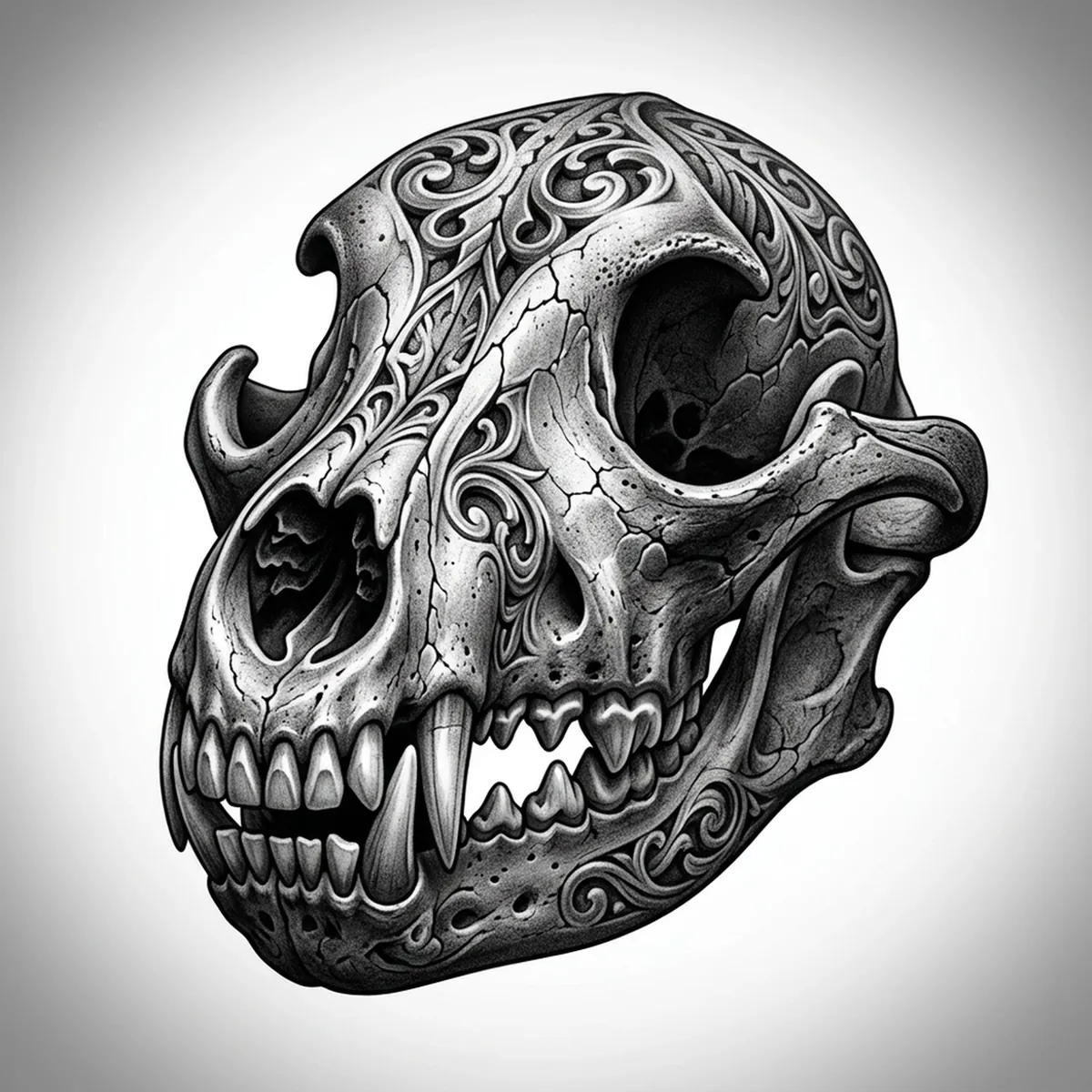 Wolf Skull Reference