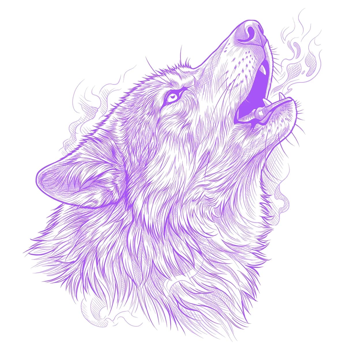 Wolf Stencil