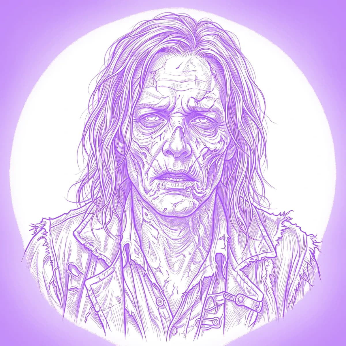 Zombie Pochoir